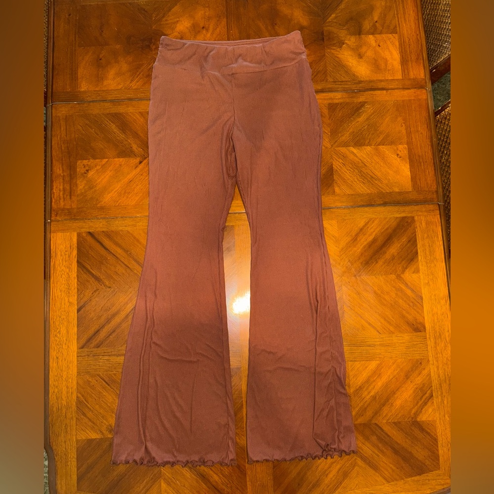 Kids Brown Flared Bottoms